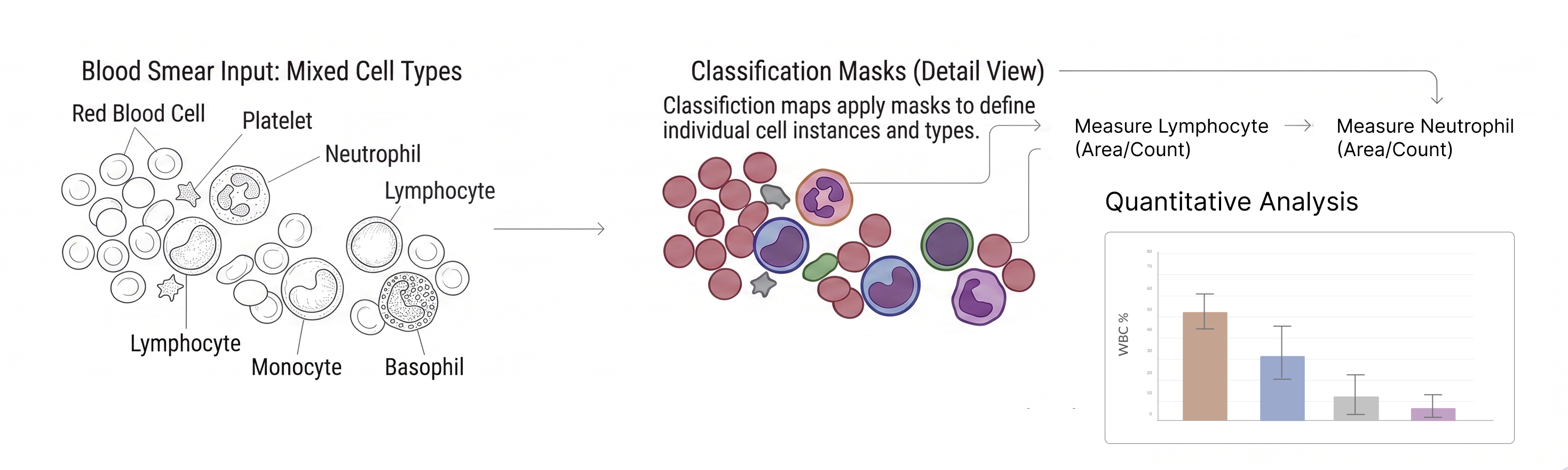 Classify and quantify multiple cell types